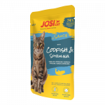 JosiCat Rich in Codfish in Sauce, 85 g &ndash; konservai katėms su menke padaže