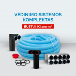 Vėdinimo sistemos komplektas būstui iki 100 m&sup2;