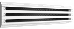 Gipsinis priglaistomas ply&scaron;inis vėdinimo difuzorius Airmann Line, 120 cm, trijų ply&scaron;ių