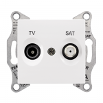 Antenos lizdas Sedna TV/SAT galinis Baltas 1dB