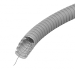 Vamzdis gofruotas behalogenis D16 /12mm su viela 320N &scaron;v. pilkas
