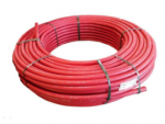 Vamzdis D50x3,7/100m 1250N požeminis raudonas