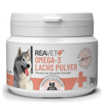 Reavet omega-3 la&scaron;i&scaron;ų aliejus &scaron;unims ir katėms, milteliai