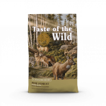 Taste of the Wild Pine Forest sausas begrūdis &scaron;unų maistas su elniena, 12.2 kg