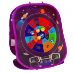 KIK dvipusis žaidimas Velcro smiginio ir mai&scaron;elių mėtymo krep&scaron;ys, 21 elementas