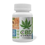 Euphoria CBD guminukai persikų &ndash; 375 mg CBD, 15 vnt. x 25 mg, 45 g