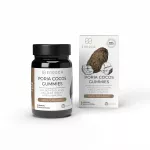 Endoca Poria grybų CBD guminukai &ndash; 10 mg CBD, natūralus aromatas, 30 vnt., 60 g