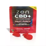 ZEN CBD THC+ Fruit Punch guminukai &ndash; 50 mg, 5 vnt., 15 g