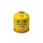 GOZ Propano&ndash;Butano Dujų Balionėlis 450 g | Su sriegiu | 75% butanas / 25% propanas