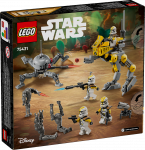 LEGO&reg; Žvaigždžių karų 327 pagrindinio korpuso klonų karių kovos rinkinys 75431