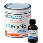 Klijai PVC ADEGRIP NA 125 ml + aktyvatorius 10 ml