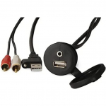 Fusion USB/3,5 mm AUX jungtis