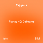 Neriboto 4G Interneto SIM Kortelė Namų Daiktams (IoT)