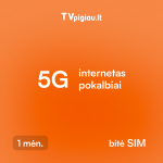 &bdquo;5G Neribotas B&ldquo; &ndash; 1 mėnesio planas su neribotu internetu, skambučiais ir SMS