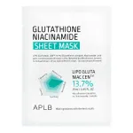 APLB Glutathione Niacinamide Sheet Mask &ndash; &scaron;viesinamoji veido kaukė su niacinamidu