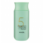 Masil 5 Probiotics Scalp Scaling Shampoo &ndash; galvos odą valantis &scaron;ampūnas, 150 ml.