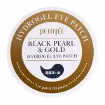 Petitfee Black Pearl & Gold Hydrogel Eye Patch &ndash; paakių kaukės