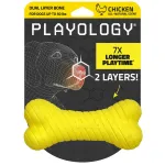 Dvisluoksnis kaulas &scaron;unims su natūraliu kvapu "Playology Dual Layer Bone"