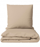 Premium satino patalynės komplektas &bdquo;Classic coffee&ldquo; (160x200 cm)