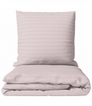 Premium satino patalynės komplektas &bdquo;Seashell Pink Stripe Satin&ldquo; (200x220 cm)