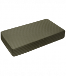 Satino paklodė be gumos &bdquo;Moss Green Stripe Satin flat sheet&ldquo; (200x220 cm)