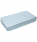 Satininė paklodė be gumos &bdquo;Light blue glow&ldquo; (200x220 cm)