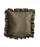 Dekoratyvinių pagalvių užvalkalai &bdquo;Green Ruffle&ldquo; 1 vnt. (40x40 cm)