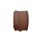 Tekstilinis laidas lininis 2x 0.75 mm mattone