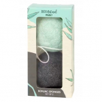 KONJAC SPONGES kempinėlės veidui, 2 vnt