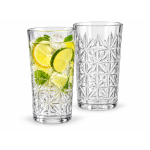 Kri&scaron;tolo ra&scaron;to skaidrios stiklinės, 500 ml, 2 vnt