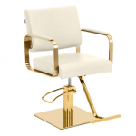 physa Salono kėdė su atrama kojoms - 50 - 66 cm - 200 kg - kreminė/auksinė PHYSA OTLEY CREAM_GOLD