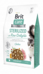 Brit Care Cat Sterilized with Raw Delights sausas pa&scaron;aras katėms 2 kg