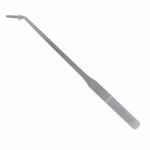 Lenktas pincetas, 27 cm (matinis)