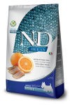 FARMINA N&D OCEAN – DOG Dry Herring&Orange ADULT MINI 2,5 kg