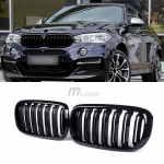 Dvigubos priekinės grotelės skirtos BMW F15/F16/F85/F86
