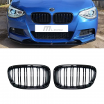 Dvigubos priekinės grotelės skirtos BMW F20/F21