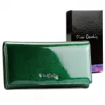 Pierre Cardin 05 LINE 114 žalia odinė piniginė