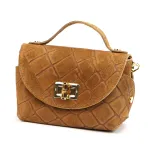 Luka 26-106 CROCO camel-1 natūralios odos rankinė