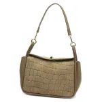 Luka 26-173 CROCO tamsi taupe natūralios odos rankinė