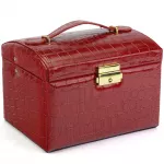 PATRIZIA BEAUTY-18013-BL raudonas kosmetikos lagaminėlis