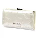 Pierre Cardin 02 LEAF 108 kreminė odinė piniginė