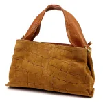 Luka 24-058 CROCO camel-2 natūralios odos rankinė