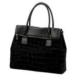 Camilla PREMIUM 10.015 CROCO juoda odinė rankinė
