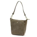 Luka 26-018-2 CROCO pilkai rusva odinė rankinė