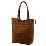 Luka 26-084 CROCO ruda odinė rankinė