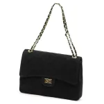 Camilla PREMIUM 10.023 MAXI (10.017) juoda zom&scaron;inė odinė rankinė