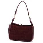 Luka 26-173 CROCO bordo odinė rankinė