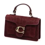 Luka 26-179 CROCO bordo odinė rankinė