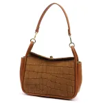 Luka 26-173 CROCO camel-1 natūralios odos rankinė