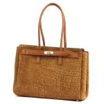 Camilla PREMIUM 10.004 CROCO camel-2 odinė rankinė